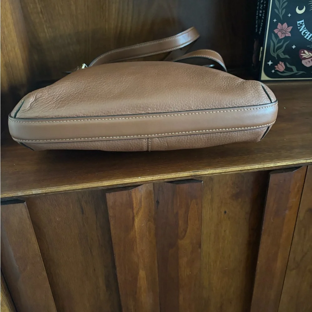 Coach Tan Leather Crossbody Bag - Picture 5 of 5